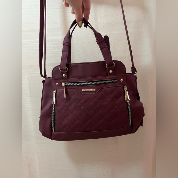 🔵 Rampage Purple with Gold Accents Shoulder Bag - Picture 4 of 7